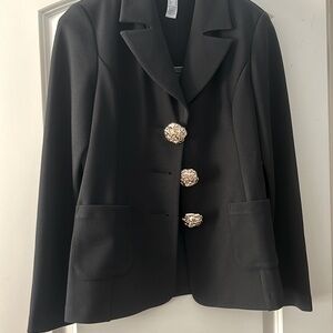 Joseph Ribkoff Black Jacket size 4 NWT